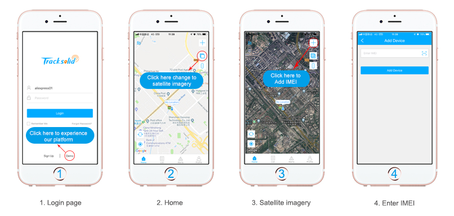 How To Use Tracksolid App Ios And Android Shenzhen Jimi Iot Co