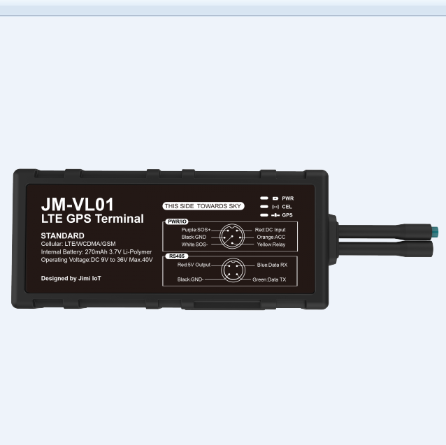 Jimi IoT Announces Release of JM-VL01 LTE Vehicle Terminal.
