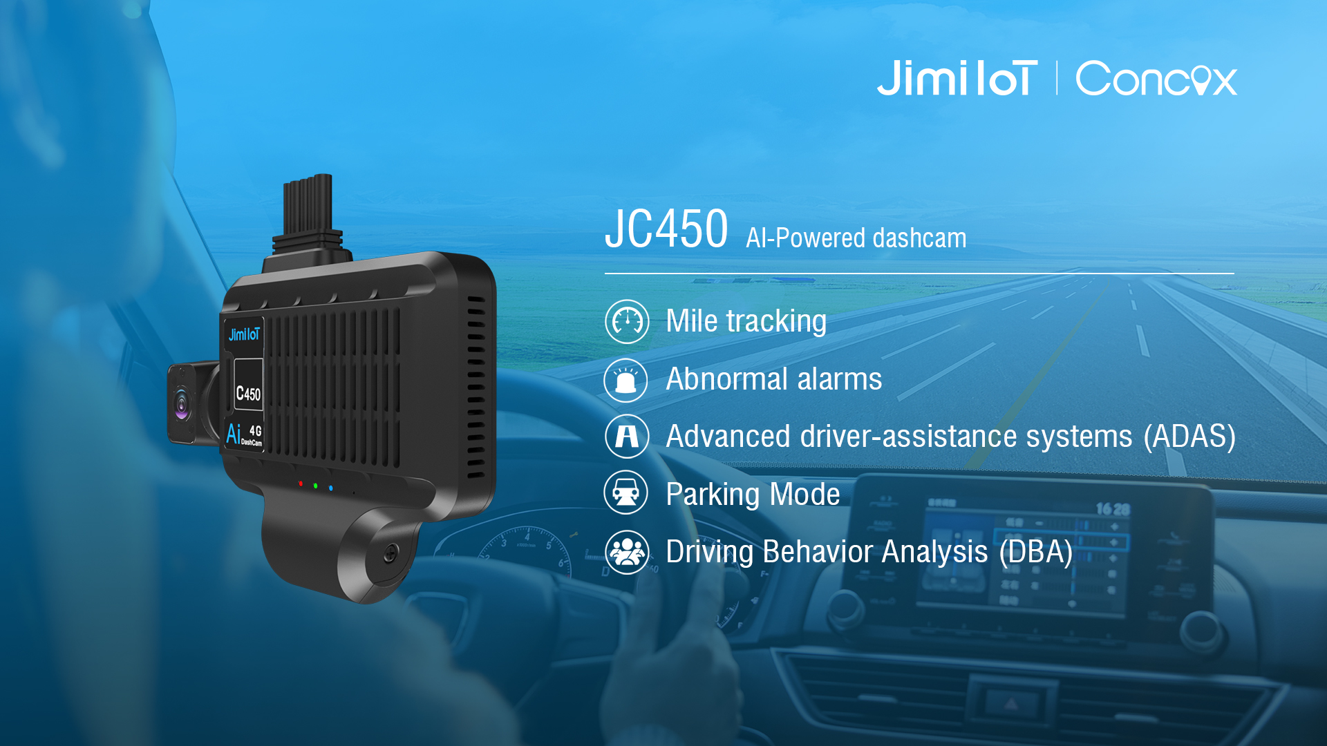 JC450 AIPowered car security cameras