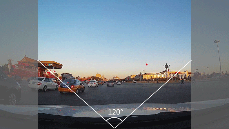 Is the wide angle of the Dashcam bigger the better