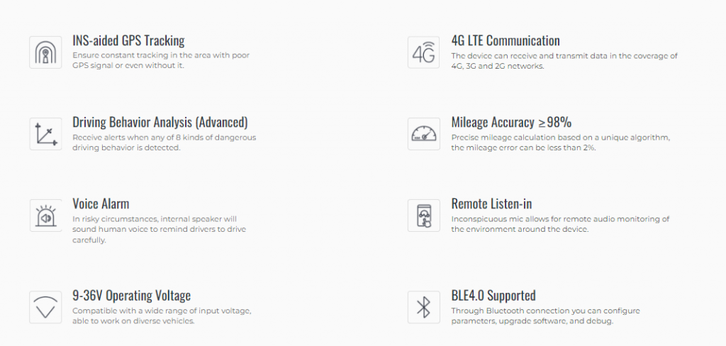 Jimi OBD tracker functions